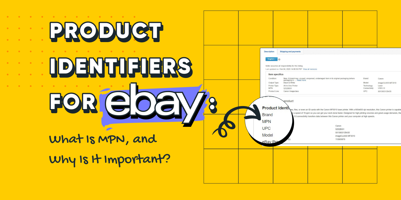Product Identifiers for eBay Photo 1