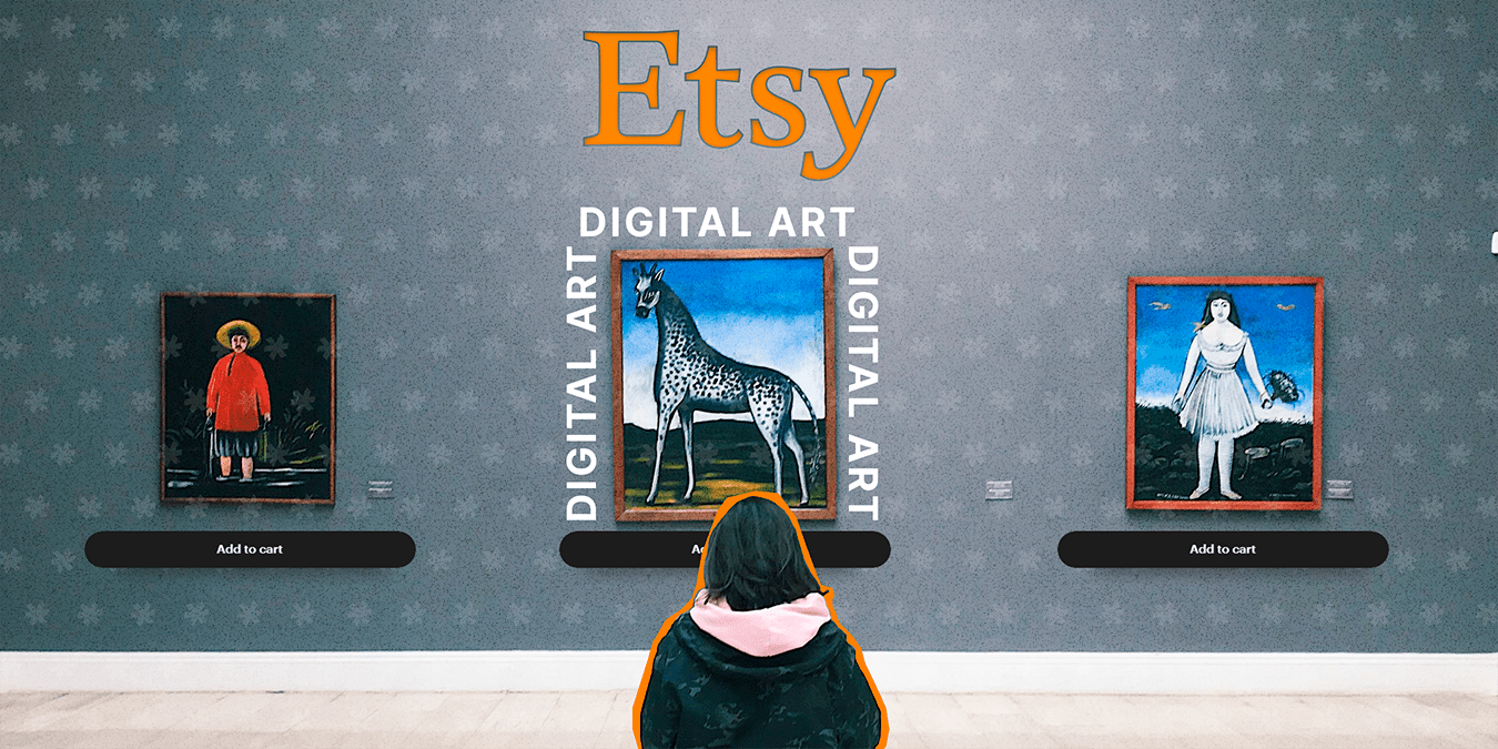 Etsy revenue generation of digital art