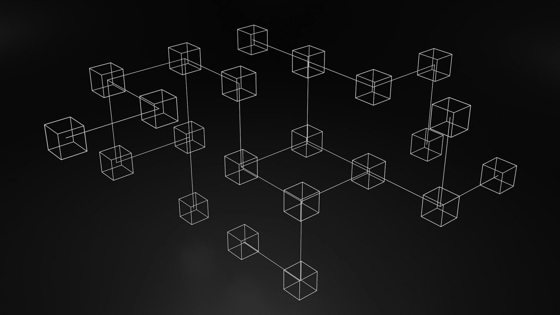 a-black-and-white-photo-of-a-bunch-of-cubes