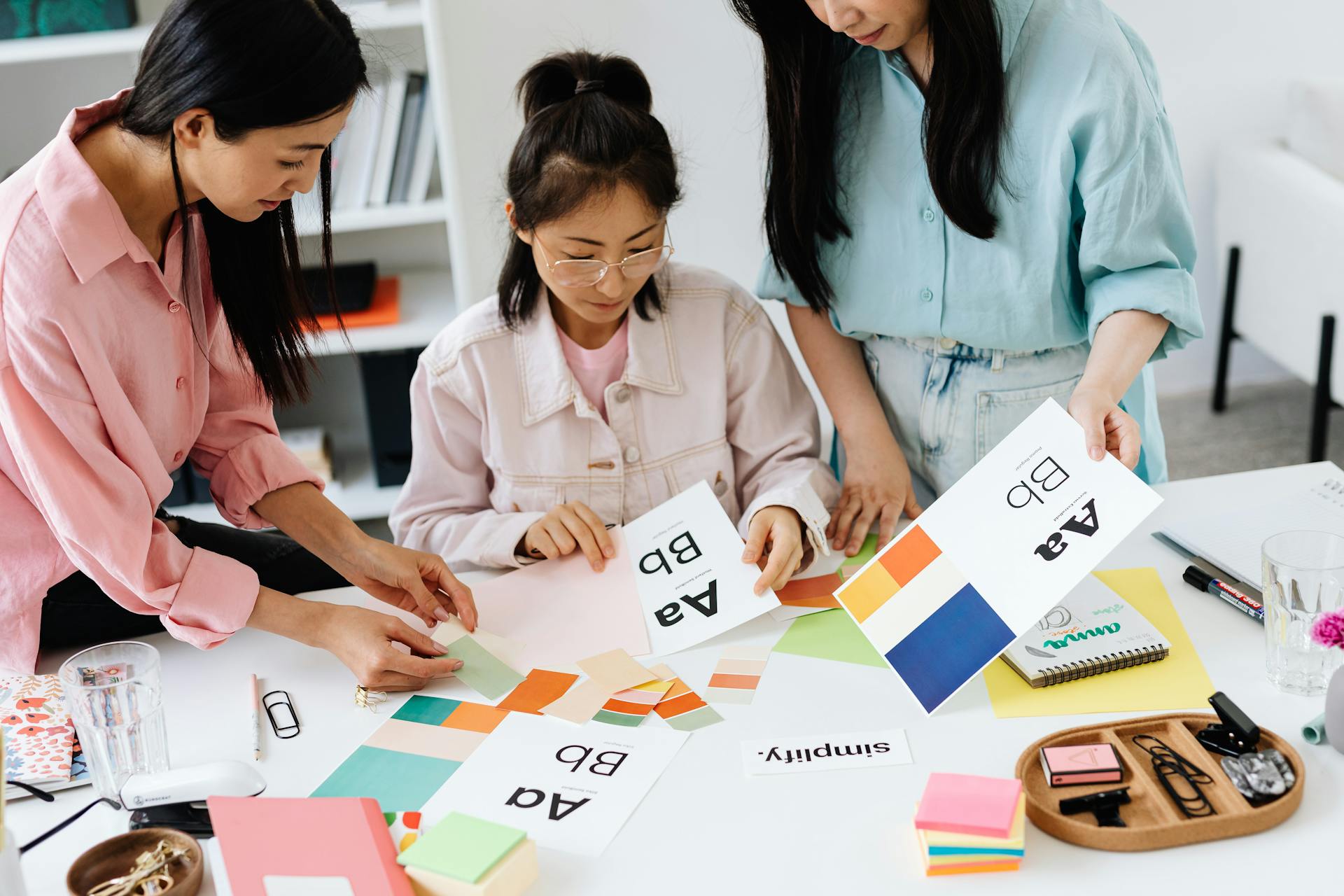women-looking-at-color-samples