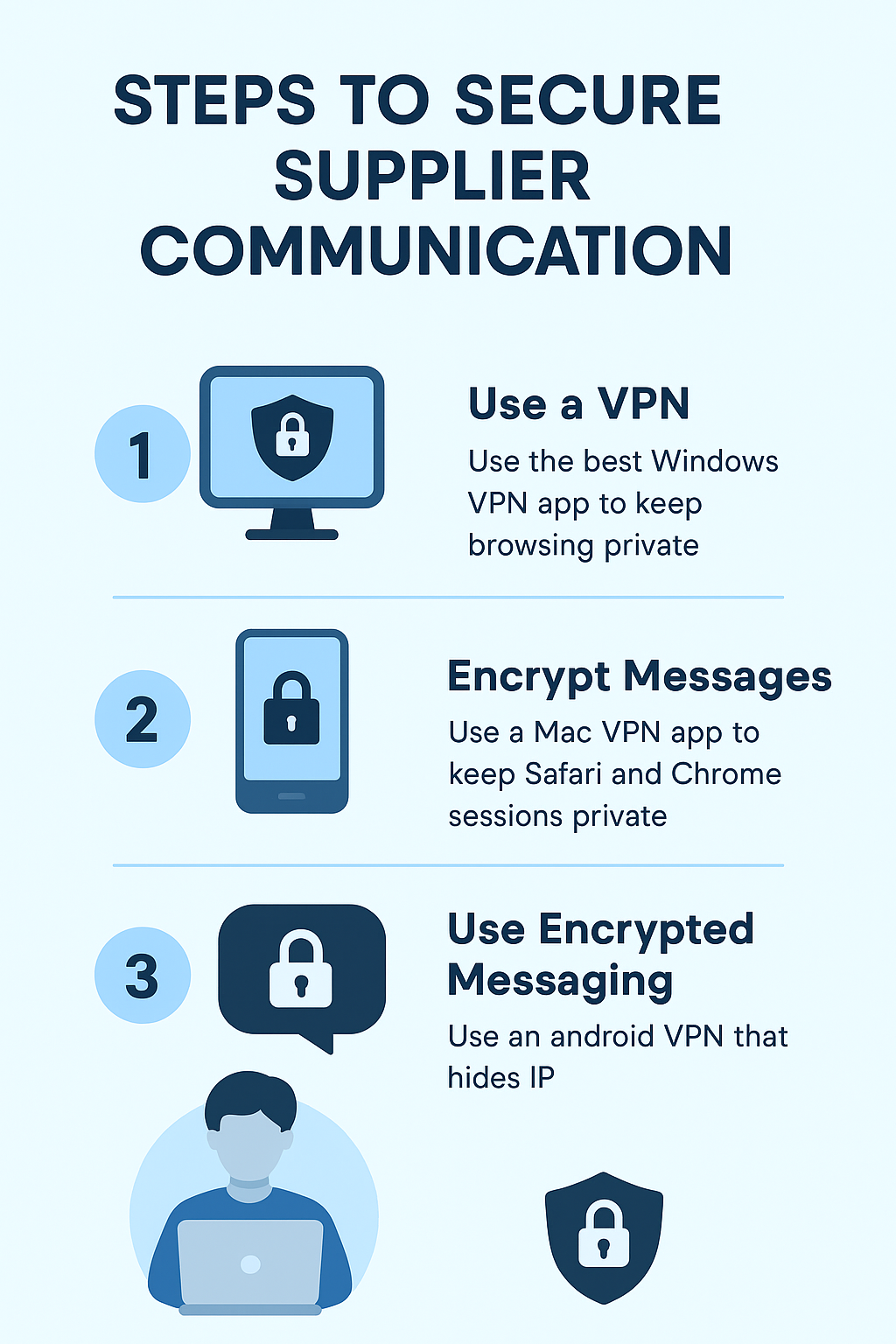 Secure Dropshipping Communication Setup