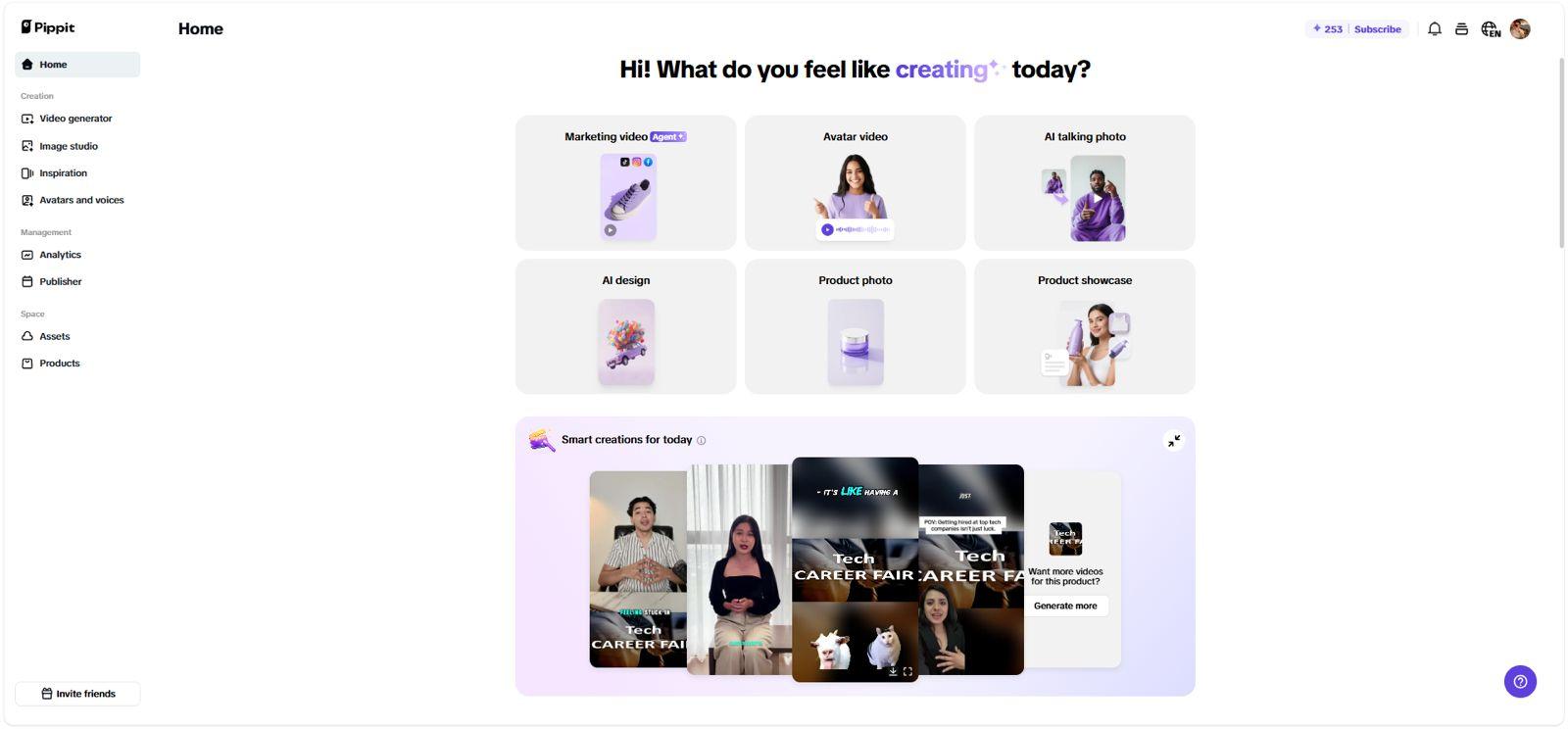 AI video generator