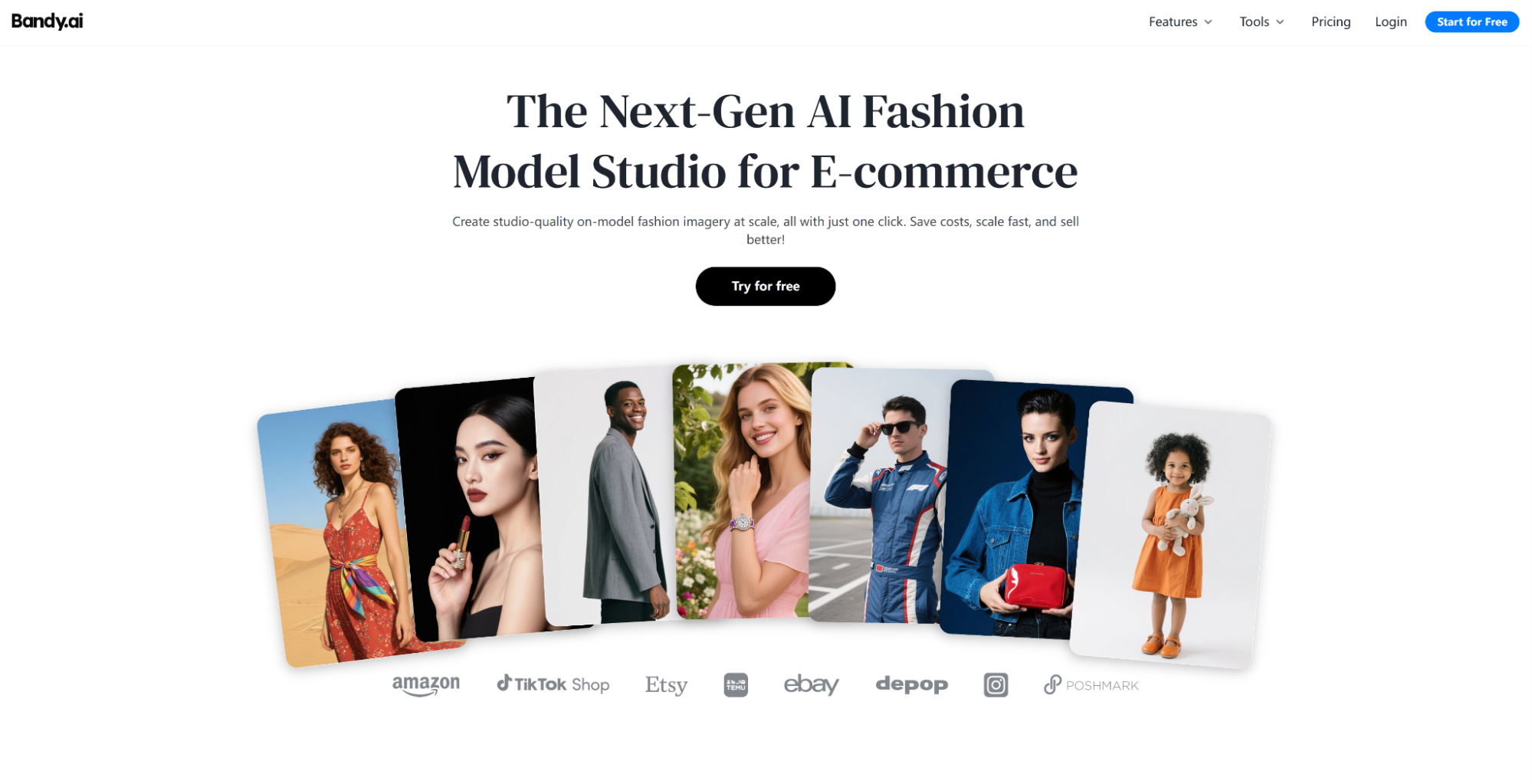 Bandy AI Fashion Model Studio