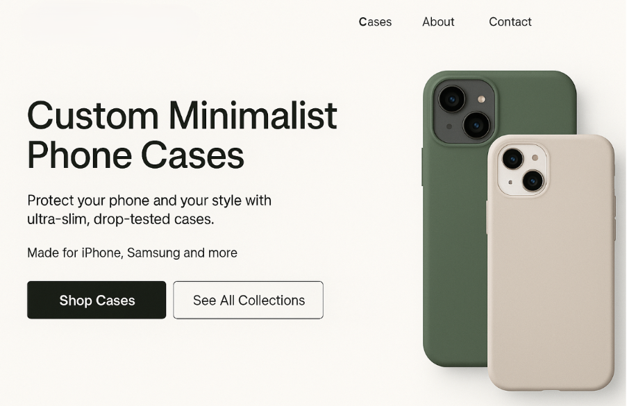 Unclear Hero Section